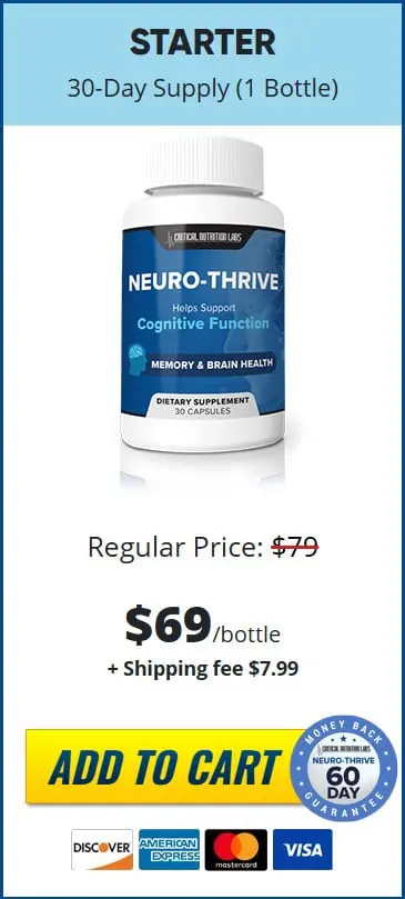 Neuro-Thrive 1 bottle buying option